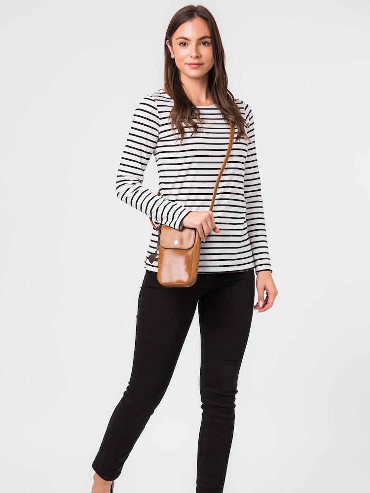 Conkca Buzz Leather Cross-Body Phone Bag - Image 1 of 5
