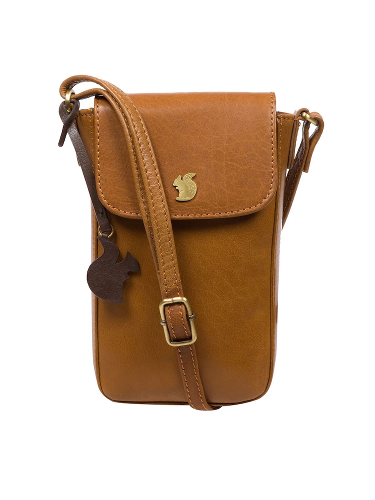 Conkca Buzz Leather Cross-Body Phone Bag - Image 2 of 5 Conkca Buzz Leather Cross-Body Phone Bag - Image 2 of 5