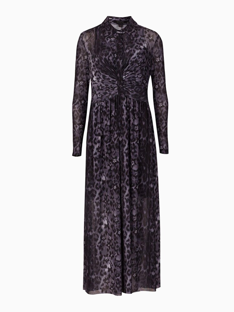 AllSaints Grey Kelda Celia Dress - Image 7 of 7 AllSaints Grey Kelda Celia Dress - Image 7 of 7