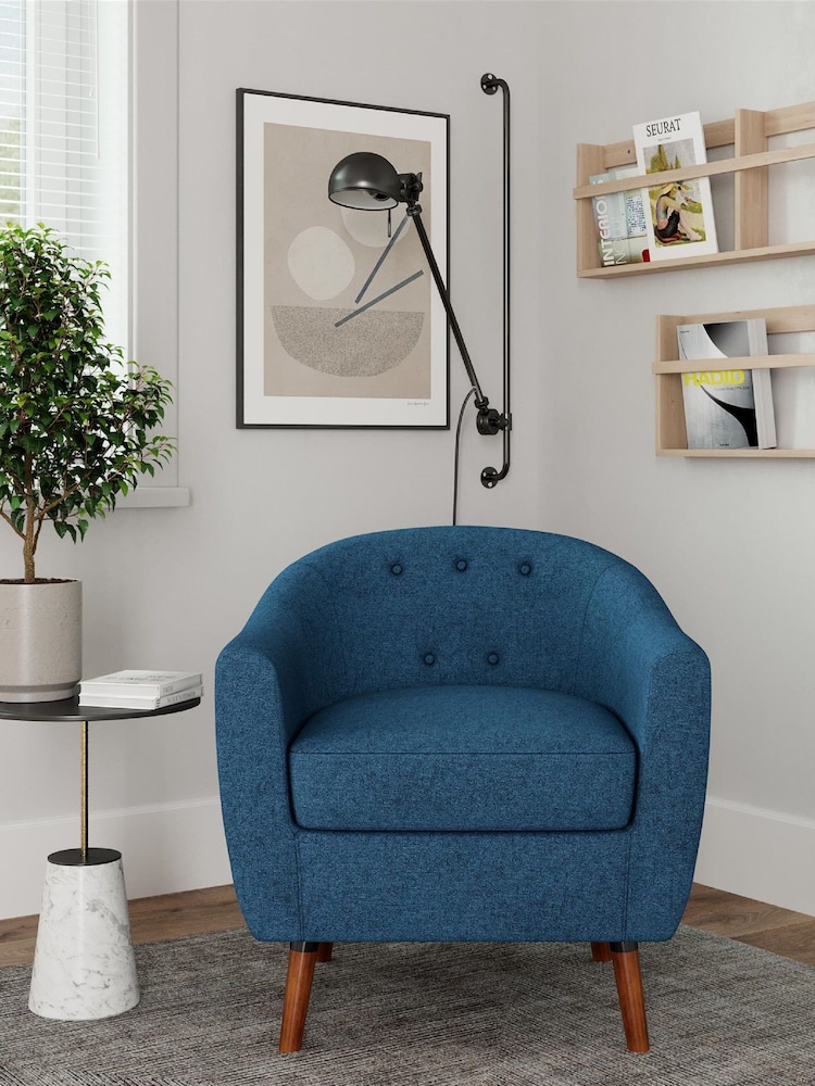 Dorel Home Blue Europe Brie Accent Chair - Image 1 of 4