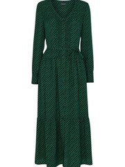 Whistles Green Diagonal Twist Midi Dress - Image 4 of 4