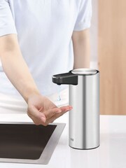 EKO Silver Steel Sensor Soap Dispenser - Image 1 of 4