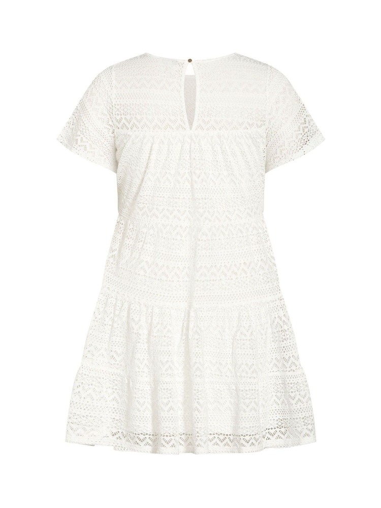City Chic Cream Serenity Dress - Image 4 of 4