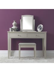 Bentley Designs Cotton Grey Ashby Stool - Image 1 of 4