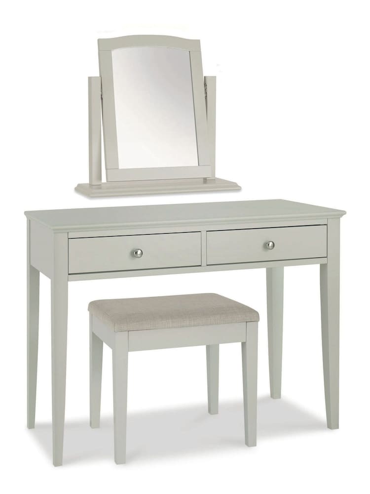 Bentley Designs Cotton Grey Ashby Stool - Image 2 of 4
