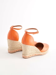 Orange Forever Comfort® Closed Toe High Wedges - Image 6 of 8