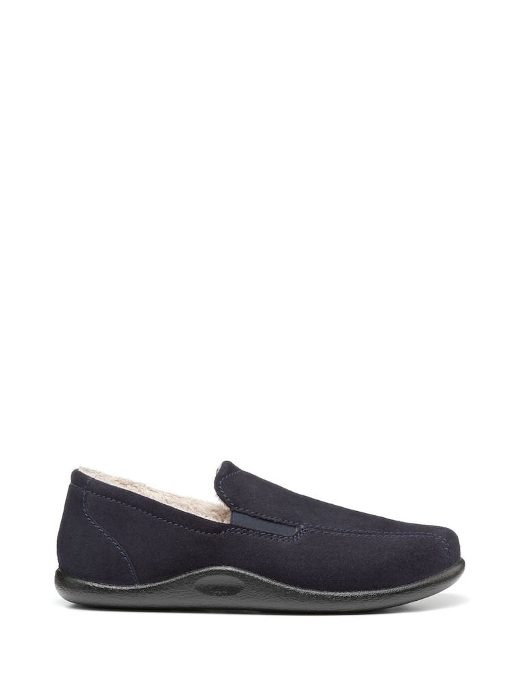 Hotter Blue Hotter Relax Slip On Slippers - Image 1 of 4