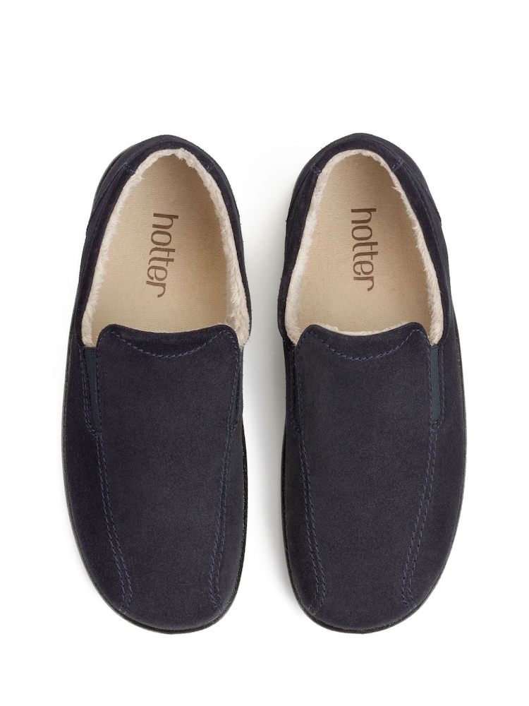 Hotter Blue Hotter Relax Slip On Slippers - Image 4 of 4