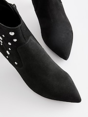 Black Forever Comfort® Stud Detail Ankle Boots - Image 3 of 5