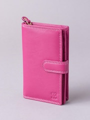 Lakeland Leather Cranberry Medium Tab Purse - Image 1 of 5