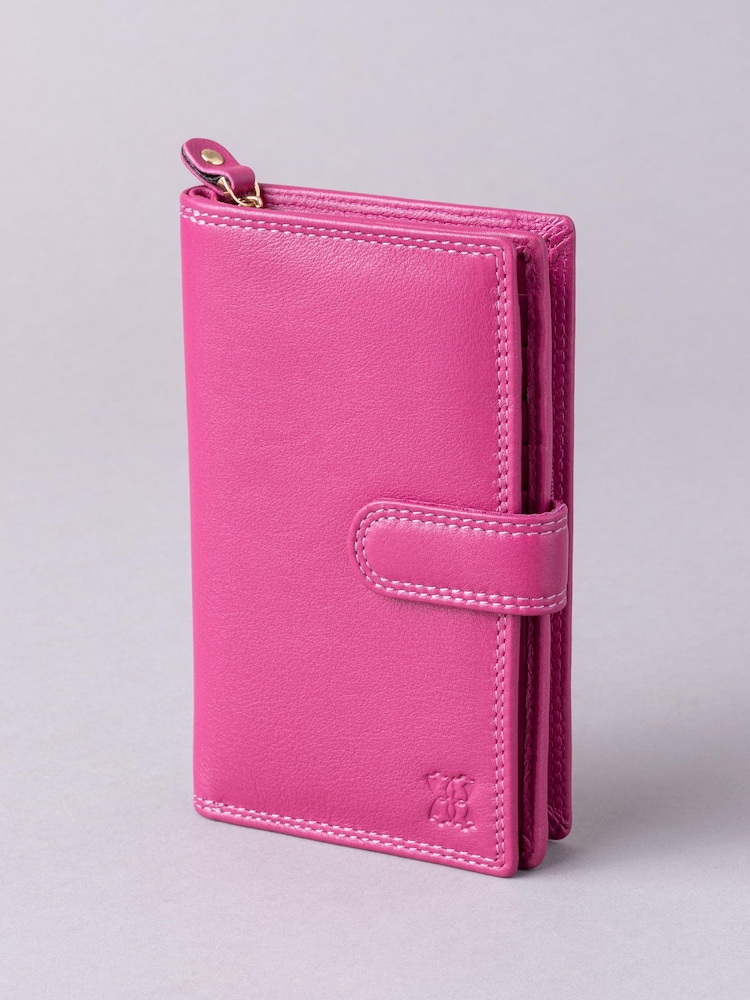 Cranberry - Lakeland Leather – mittelgroße Hänge-Geldbörse - Bild 1 von 5 Cranberry - Lakeland Leather – mittelgroße Hänge-Geldbörse - Bild 1 von 5