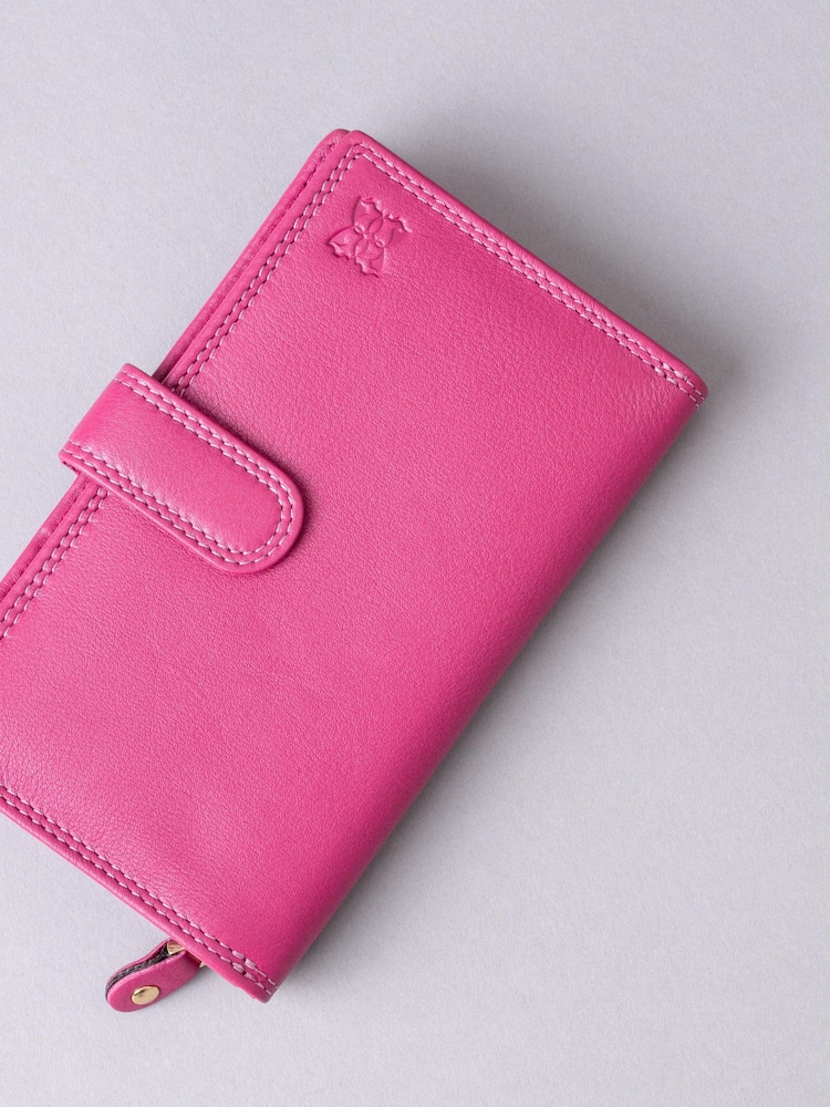 Cranberry - Lakeland Leather – mittelgroße Hänge-Geldbörse - Bild 5 von 5 Cranberry - Lakeland Leather – mittelgroße Hänge-Geldbörse - Bild 5 von 5