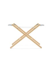 Snuz Light Grey Moses Basket and Natural Stand Set - Image 4 of 6