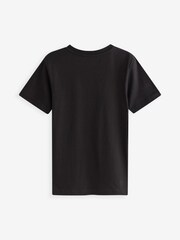 Black/Gold Union Jack Flag Short Sleeve T-Shirt (4-15yrs) - Image 2 of 3