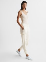 Reiss Cream Milly Technical Joggers - Image 3 of 7
