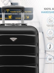 Flight Knight EasyJet Overhead 55x35x20cm Hard Shell Cabin Carry On Case Suitcase Set Of 2 - Image 3 of 9
