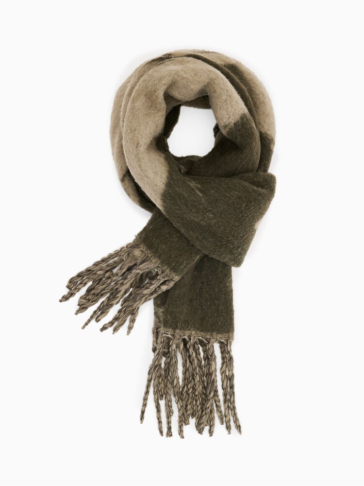 AllSaints Green Spitafield Tie Dye Scarf - Image 2 of 5