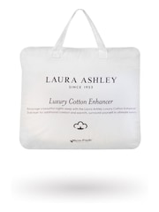 Laura Ashley White Luxury 100% Cotton Mattress Topper - Image 3 of 3