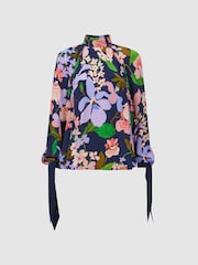 Florere Floral Long Sleeve Blouse - Image 2 of 5