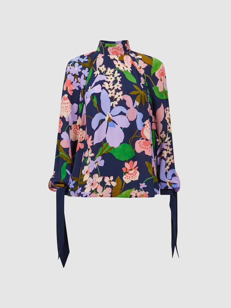 Florere Floral Long Sleeve Blouse - Image 2 of 5
