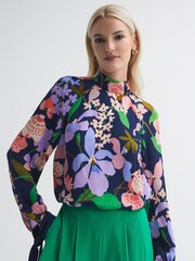 Florere Floral Long Sleeve Blouse - Image 3 of 5