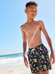 Black Mario Swim Shorts (3-16yrs) - Image 3 of 5