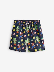 Black Mario Swim Shorts (3-16yrs) - Image 4 of 5
