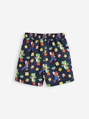 Black Mario Swim Shorts (3-16yrs) - Image 5 of 5