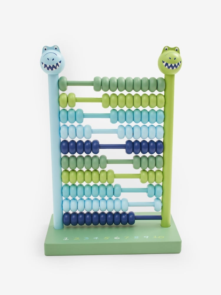 JoJo Maman Bébé Wooden Dinosaur Abacus - Image 1 of 4