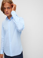 BOSS Blue Regular Fit Formal Shirt - Image 3 of 5