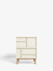 Cream Finsbury 2 Drawer Bedside Table - Image 4 of 10