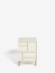 Cream Finsbury 2 Drawer Bedside Table - Image 8 of 10
