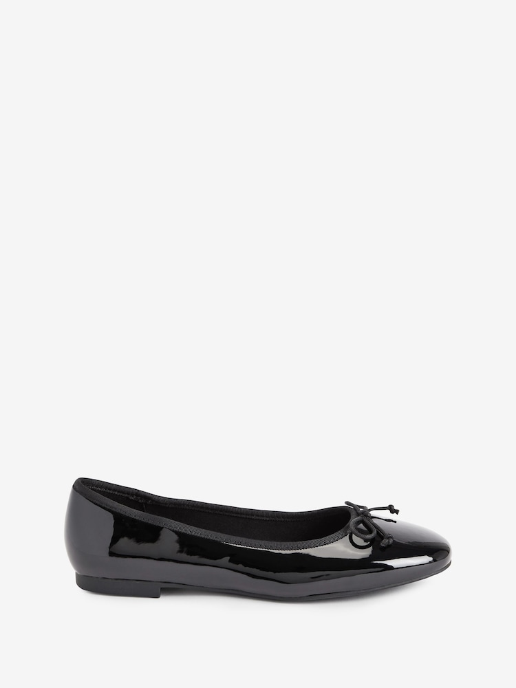 Black Standard/Wide Fit Forever Comfort® Ballerinas Shoes - Image 5 of 8