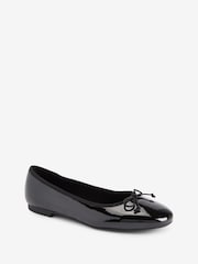 Black Standard/Wide Fit Forever Comfort® Ballerinas Shoes - Image 6 of 8