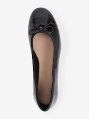 Black Standard/Wide Fit Forever Comfort® Ballerinas Shoes - Image 7 of 8