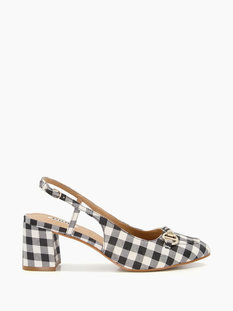 Dune London Black Standard Fit Wide Fit Cassie Snaffle Open Court Sandals - Image 1 of 5