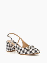 Dune London Black Standard Fit Wide Fit Cassie Snaffle Open Court Sandals - Image 3 of 5