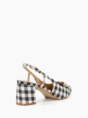 Dune London Black Standard Fit Wide Fit Cassie Snaffle Open Court Sandals - Image 4 of 5