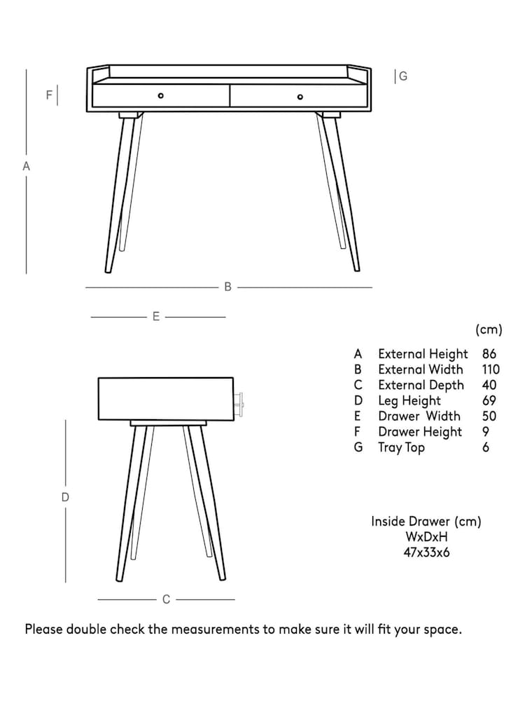 Swoon Natural Fresco Desk - Image 7 of 7