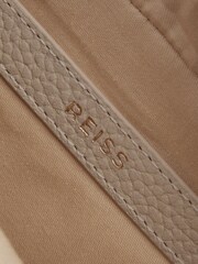 Reiss Off White Cleo Leather Cross-Body Camera Bag - Image 3 of 5