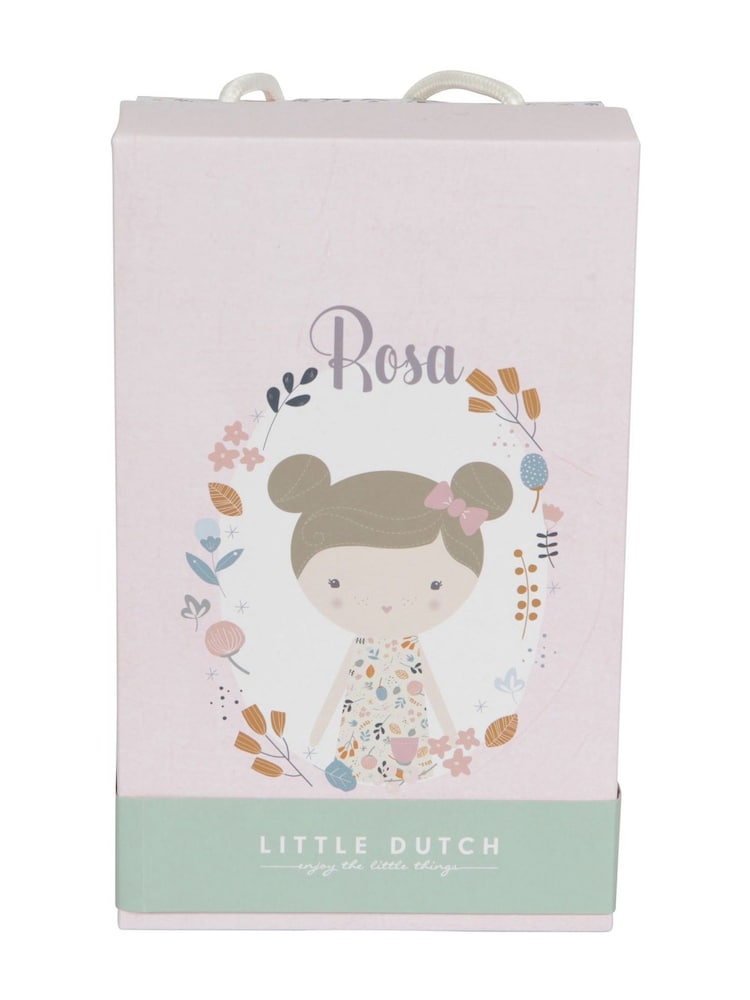 Little Dutch Pink Flowers and Butterflies Cuddle Doll Rosa - Image 4 of 4