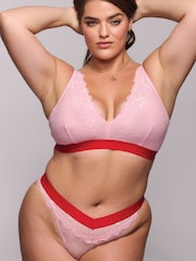 Rosa - Lemonade Dolls Synergy Lace Full Brief Knickers - Imagen 1 de 3