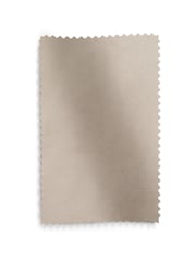Oatmeal Natural Matte Velvet Pencil Pleat Blackout/Thermal Curtains - Image 9 of 9