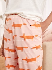 Orange Mr Fox Scion At Next Cotton Pyjamas - Image 3 of 5