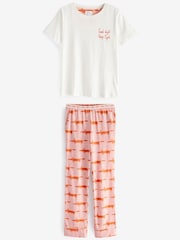 Orange Mr Fox Scion At Next Cotton Pyjamas - Image 5 of 5