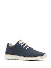 Hush Puppies Blue Good Lace Up Leather Shoes - Image 2 of 6