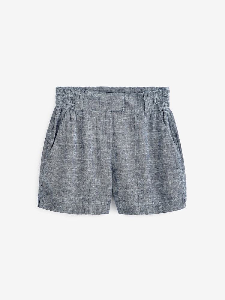 Chambray-Blau - Shorts für Jungen aus Leinengemisch - Bild 5 von 5