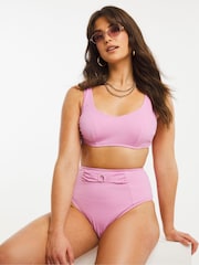 Figleaves Manhattan Pink Underwired Crop Top - Image 2 of 5