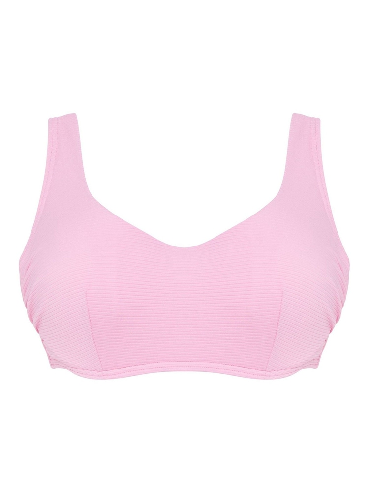 Figleaves Manhattan Pink Underwired Crop Top - Image 5 of 5 Figleaves Manhattan Pink Underwired Crop Top - Image 5 of 5