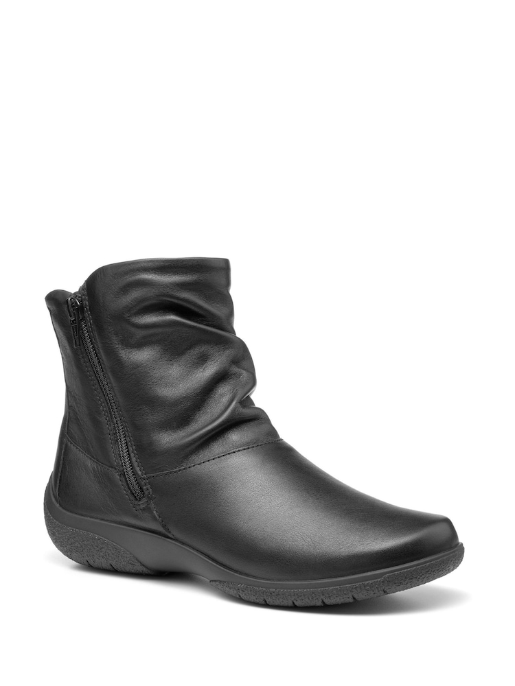 Hotter Black Extra Wide Fit Whisper Zip Boots - Image 2 of 4